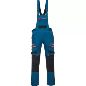 Image of Portwest DX4 Work Bib and Brace Metro Blue S