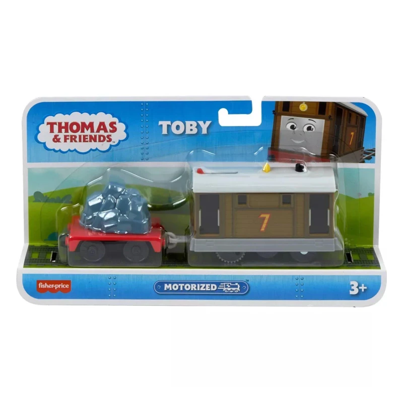 Image of Thomas and Friends & Friends Toby Motorized Train Engine with Cargo None unisex One Size