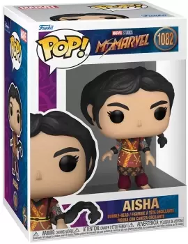 Image of Ms. Marvel Aisha vinyl figurine no. 1082 Funko Pop! multicolor