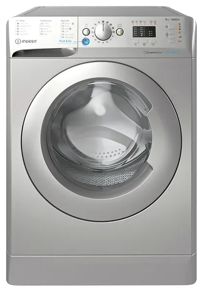 Image of Indesit BWA81485XSUKN 8KG 1400RPM Freestanding Washing Machine