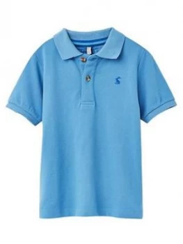 Image of Joules Boys Woody Short Sleeve Polo - Blue
