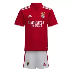 Image of adidas Benfica Home Mini Kit 2021 2022 - Red