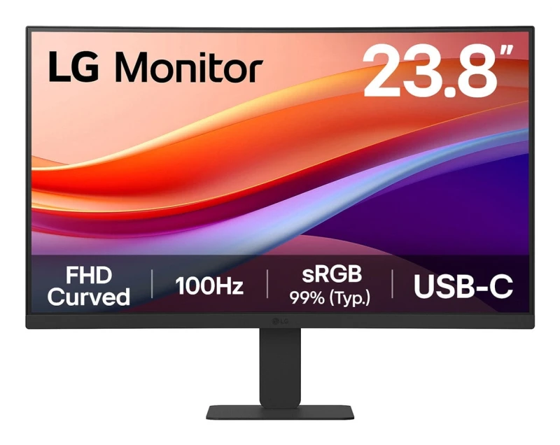 Image of LG 24U421A-B computer monitor 60.5cm (23.8") 1920 x 1080 pixels Full HD LED Black 24U421A-B.AEKQ