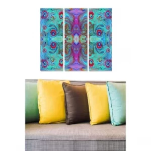 Image of MDF254248864 Multicolor Decorative MDF Painting (3 Pieces)