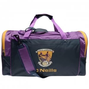 Image of ONeills Wexford GAA Holdall - Navy/Purple/Amb