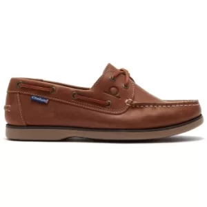 Image of Chatham Mens Whitstable Boat Shoes Tan 8 (EU42)