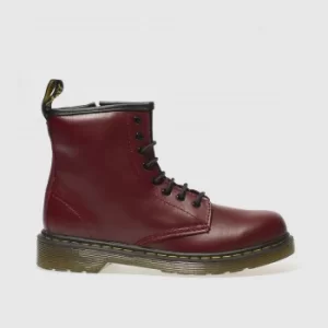 Image of Dr Martens Red 1460 Boots Junior