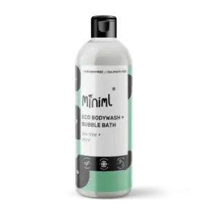 Image of Bodywash + Bubblebath - Tea Tree + Mint - 12 x 500ML PET Flip (MIN191)