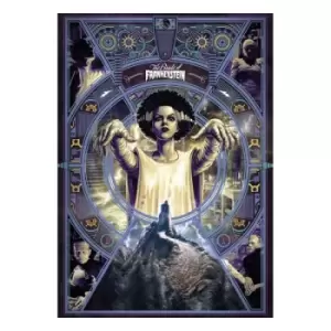 Image of Bride of Frankenstein Art Print Poster Limited Edition 42 x 30 cm