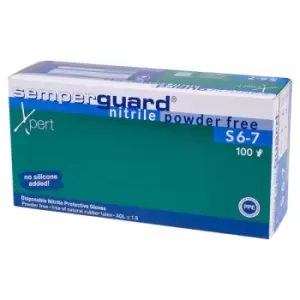 Image of Semperguard G816780633 Industrial Nitrile Glove Powder Free-Non St...