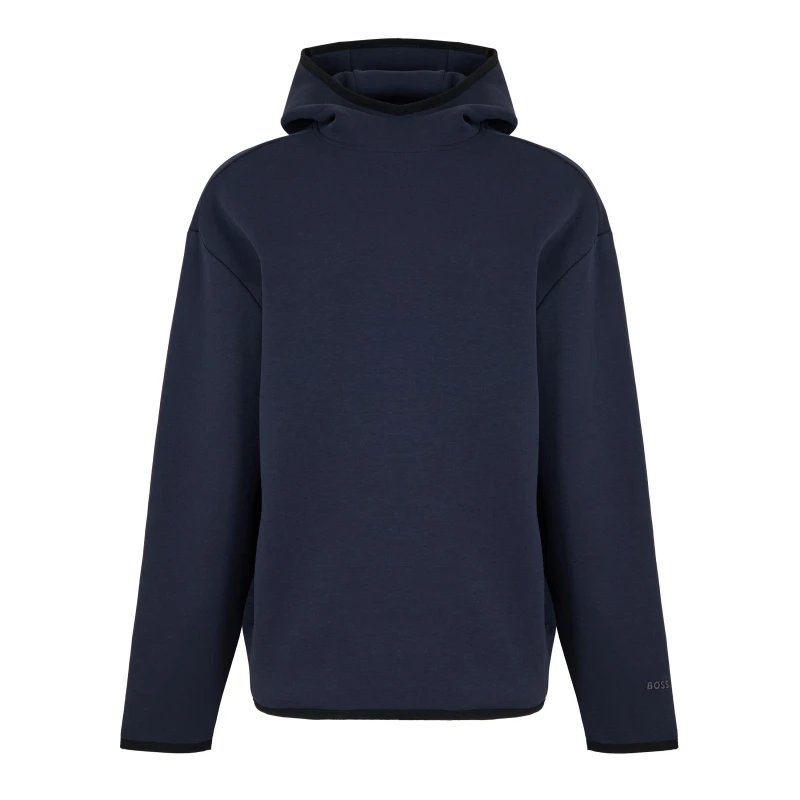 Image of Boss Boss Sw Snug Hood 10276675 01 Polo Shirt Mens Dark Blue male S