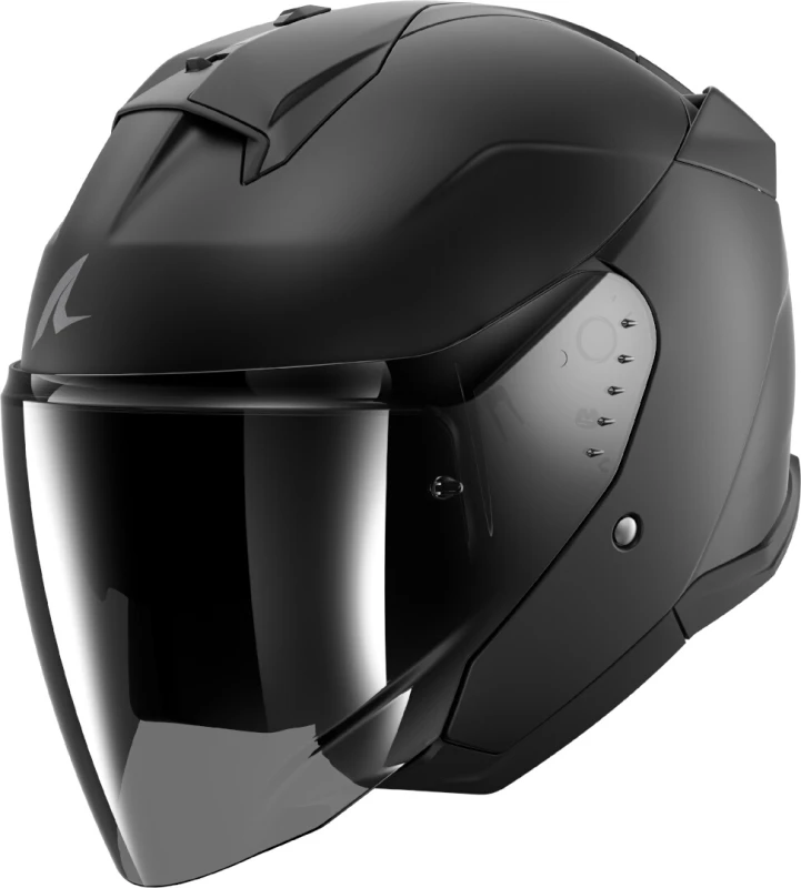 Image of Shark Skwal Jet Dark Shadow Jet Helmet, black, Size L for Men