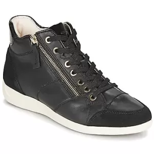 Image of Geox MYRIA womens Shoes (High-top Trainers) in Black - Sizes 3,2.5
