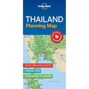 Image of Lonely Planet Thailand Planning Map Sheet map, folded 2018