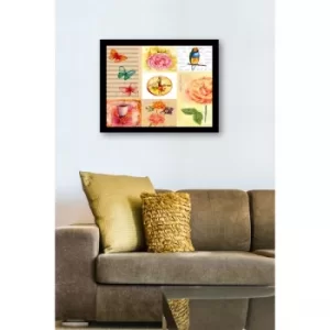 Image of SC0841 Multicolor Decorative Framed MDF Painting