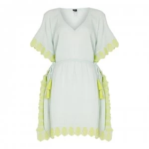 Image of Echo Echo Side Tie Kaftan - 330SEAFOAM