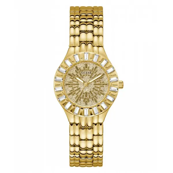 Image of Guess Watches Ladies Firework Gold Tone Watch GW0602L2