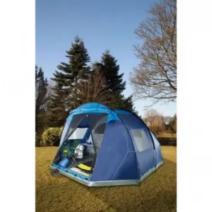 Image of Trespass Torrisdale 6 Person Blue Tent