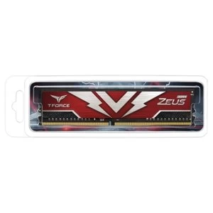 Image of Team T-Force Zeus 8GB Red Heatsink (1 x 8GB) DDR4 3200MHz DIMM System Memory