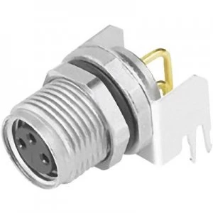 Image of Sensor actuator built in connector M8 Socket right angle No. o