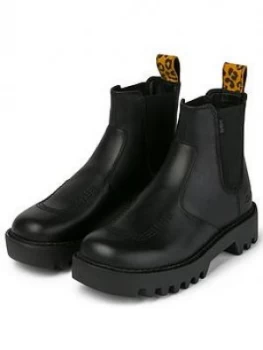 Image of Kickers Kickers Kizziie Chelz Ankle Boot, Black, Size 8, Women