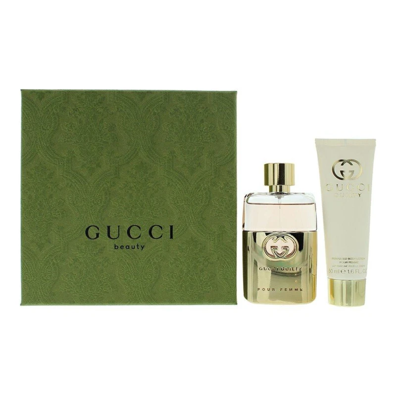 Image of Gucci Guilty Pour Femme 2 Piece Gift Set: Eau de Parfum 50ml - Body Lotion 50ml