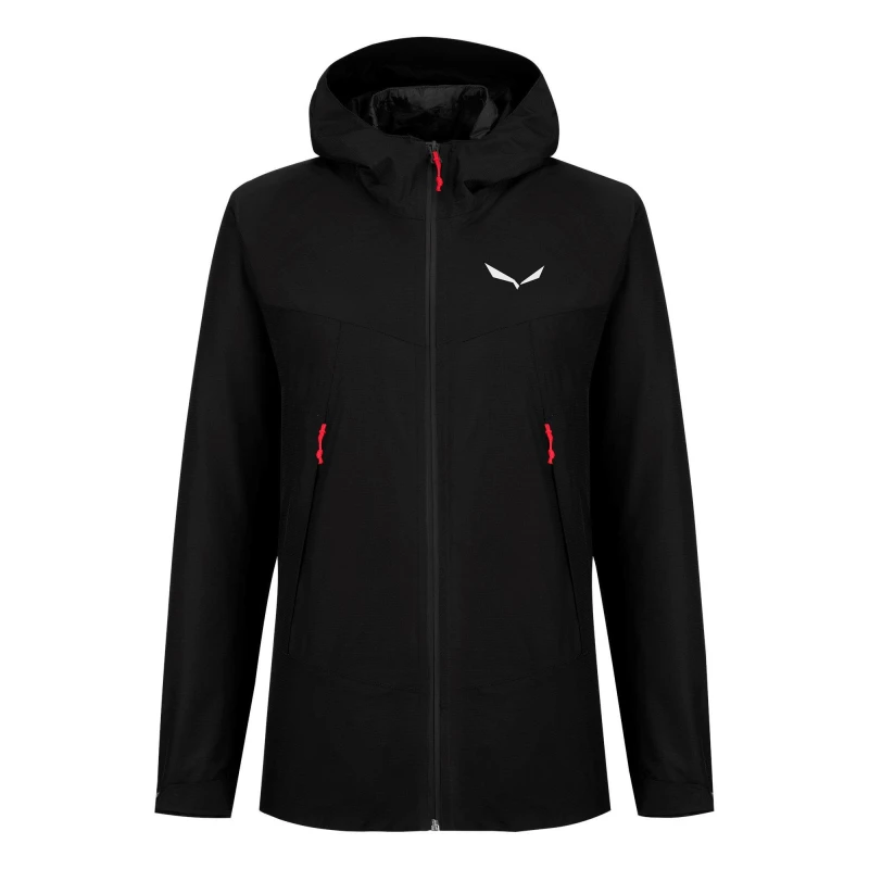 Image of Salewa PTX 2L Convertible Jacket Womens - Black 8