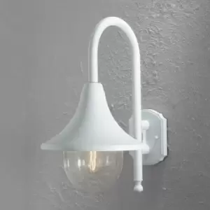 Image of Konstsmide Bari Outdoor Simple Dome Down Light Matt White, IP44