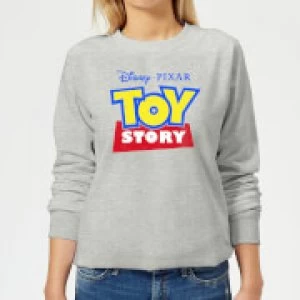 Image of Toy Story Logo Womens Sweatshirt - Grey - M