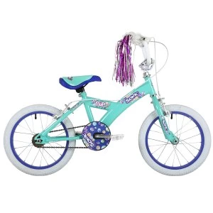 Image of Sonic Girls Pop 16" Wheel Bike - Turquoise/Blue