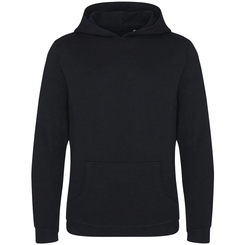 Image of AWDis AWDis Men Lusaka Regen logie Hoodie in Black Size: X-Small Black XS Male 5063470594214