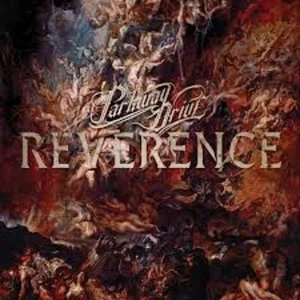 Image of Parkway Drive - Reverence Limited Edition Blue Translucent With Black Splatter Vinyl