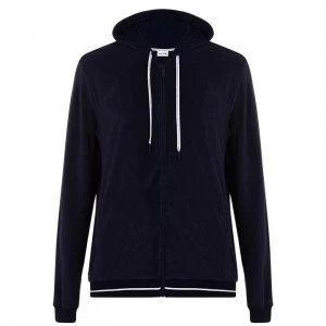 Image of Lacoste Terry Zip Hoodie - Navy