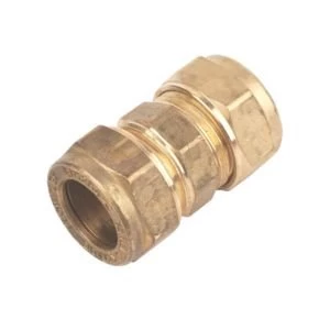 Image of Plumbsure Compression Straight coupler Dia15mm Pack of 10