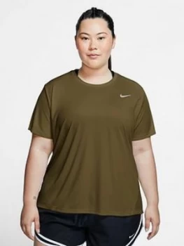 Image of Nike Running Miler T-Shirt - Curve