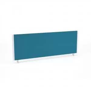 Image of ImpulseEvolve Plus Bench Screen 1200 Bespoke Maringa Teal White Frame