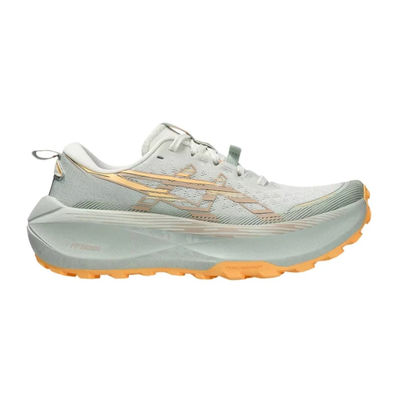 Image of Asics Trabuco Max 4 Beige Yellow AW25 Womens Shoes, Size 38 - EUR