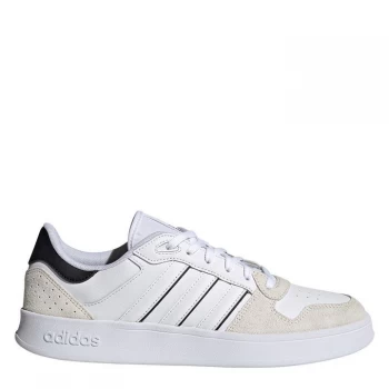 Image of adidas Breaknet Plus Court Trainers Mens - White/Wht/Black