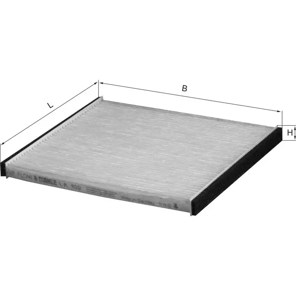 Image of Pollen Air Filter (Standard) La109 70368548 By Mahle Original