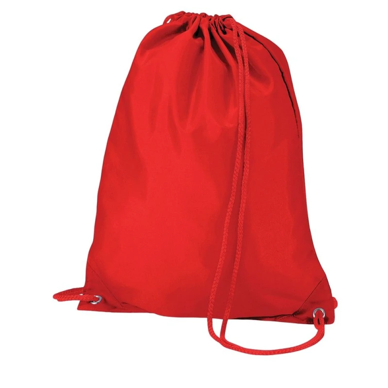 Image of Quadra Mens Drawstring Bag in Light Red Light Red Male
