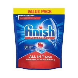 Image of Finish Dishwasher Powerball Tablets All-in-One Ref RB797730 Pack 60
