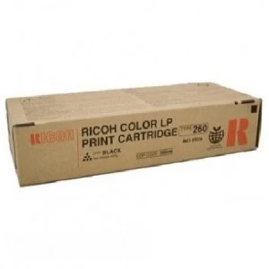 Image of Ricoh Type 260 Black Laser Toner Ink Cartridge 888446