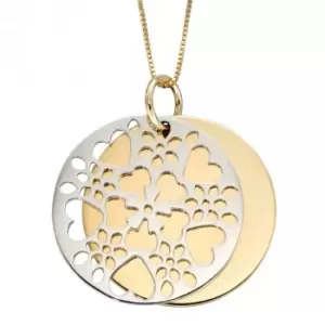 Image of 9ct Gold Mandala Multi Disc Drop Pendant GP2294