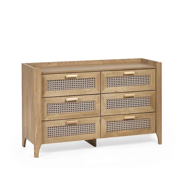 Image of Julian Bowen Sydney 6 Drawer Wide Chest SYD004