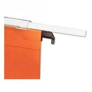 Image of Bantex Card Inserts 25 per Sheet for Lateral Files White 1 x Pack of