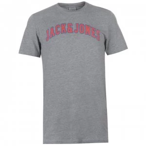 Image of Jack and Jones Originals Harvey Big T Shirt - Lt Grey Mel