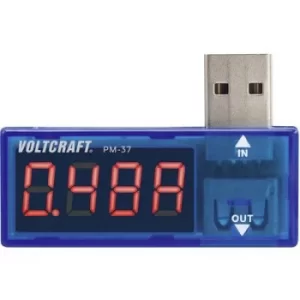 Image of VOLTCRAFT PM-37 USB ammeter Digital CAT I Display (counts): 999