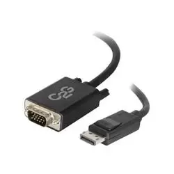 Image of C2G 3m DisplayPort Male to VGA Male Adapter Cable - Black