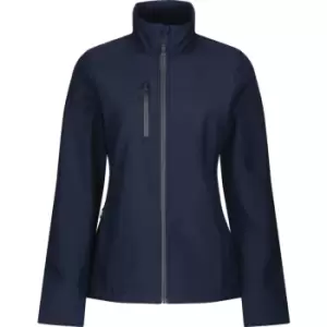 Image of TRA616 Honestly Made Womens Soft Shell Navy (14)