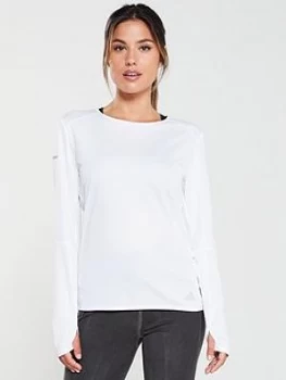 Image of Adidas Run Long Sleeve - White